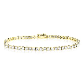 Vir Jewels 5 cttw Lab Grown Diamond Tennis Bracelet in 14K Gold 7 Inch For Women