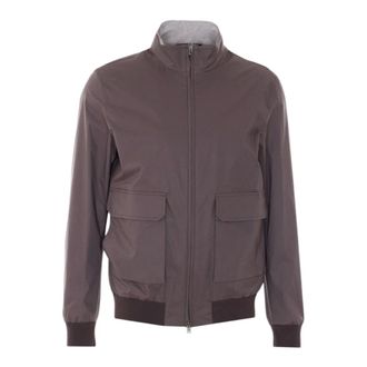 Herno Bomber Jackets, male, Purple, Size: 2XL Giubbotto
