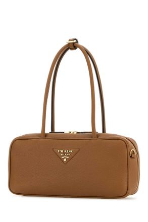 Prada Womens Caramel Leather Shoulder Bag 0 1 N Borse A Mano