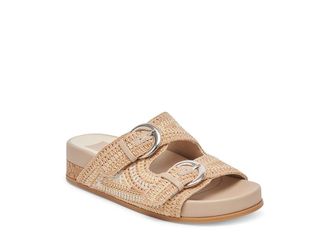Dolce Vita Ralli Womens Sandals Natural Knit : 8.5 M, Leather/Rubber