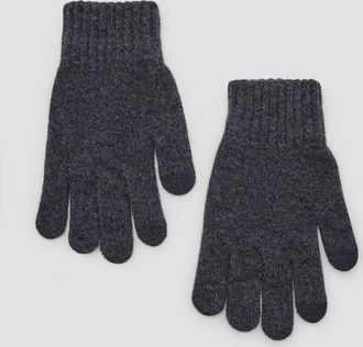 Mango Guanti maglia grigio - Uomo - Taglia unica - MANGO MAN