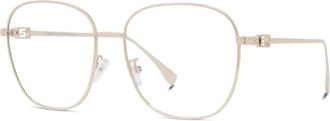 Fendi Fe 50021U Optisch Montuur - unisex - Brillen - Beige - ONE Size - Accessoires