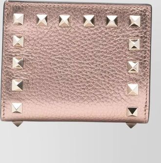 Valentino Garavani calf leather flap wallet
