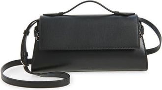 Proenza Schouler Tate Leather Clutch in Black at Nordstrom