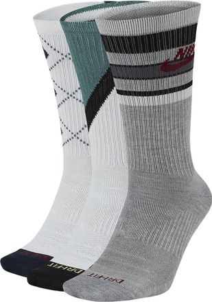 Nike SB Everyday Max Lightweight Mid-calf skate socks (3 pairs) Multi Color SK0096-967