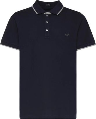 Fay Polo Shirt - Heren - Polos - Blauw - XL - Katoen - Tops