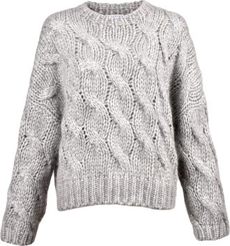 Brunello Cucinelli Gray Fabric Womens Sweatshirt