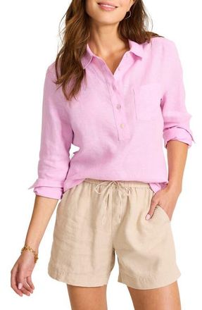 Tommy Bahama Coastalina Popover Blouse in Lilac Chiffon at Nordstrom, Size X-Small