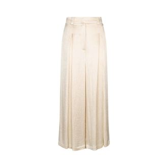 Liu Jo Dames, Broeken, Beige, Maat: L