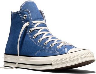 Converse Chuck 70 High Top Sneaker in Armor Blue/egret/black at Nordstrom, Size 11.5