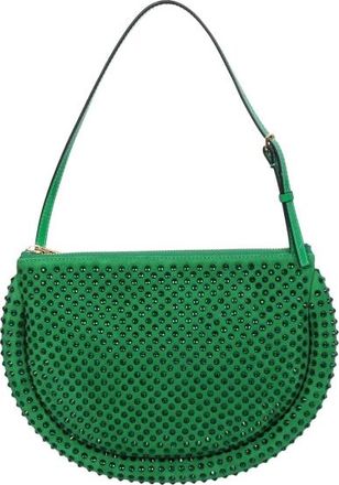 J.W.Anderson J.W. Anderson Green Suede Bumper-moon Shoulder Bag