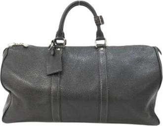 Louis Vuitton Pre-owned Boston Bag - unisex - Vintage Weekendtas - Zwart - ONE Size - Leer - Vintage