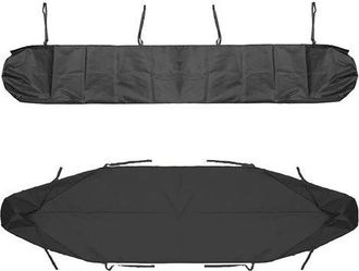 OEM Toldo Para Terraza, Cubierta Para Patio Con Espacio De Almacenamiento, Protecci&oacute;n Impermeable Contra La Nieve Y El Polvo (4 M / 13,12 Pies, Negro)