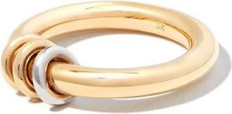 Spinelli Kilcollin 18K yellow gold Sirius ring - men - Sterling Silver/18kt Yellow Gold - 10 1/2