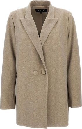 Irié Blazer met dubbele rij knopen - Beige