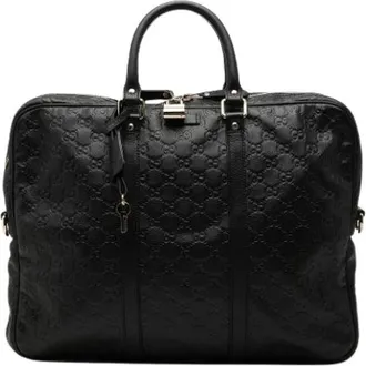 Gucci unisex, Pre-owned, Zwart, Maat: ONE Size Leer