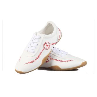 Generic Unisex Taekwondo Shoes Boxing Kung Fu Tai Chi Sport Gym for Children Adults(White,5.5 UK)
