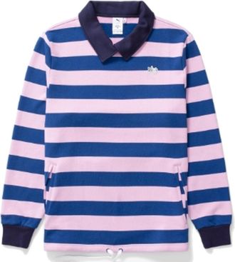 Puma x Noah Striped Crew Sweater Blue Pink 621942-72