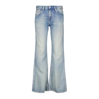 Replay Jeans, Dames, Blauw, W30 L32, Denim, Flared Jeans