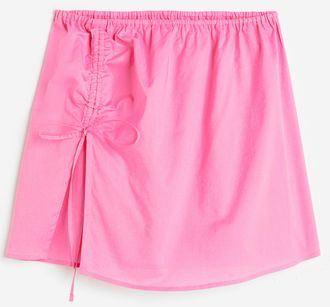 H&M Strandjupe mit Tunnelzug - Rosa