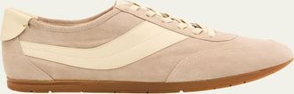 Vince LA Runner Suede and Leather Runner Sneakers