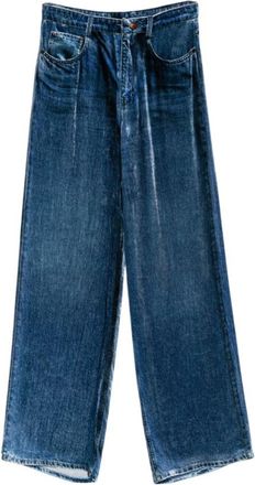 Pierre-Louis Mascia Blue Straight Flat Front Pants