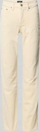 Lauren Ralph Lauren Cordhose mit 5-Pocket-Design in Ecru, Größe 36