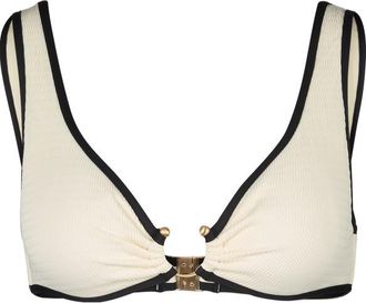 Seafolly Beach Bound Ring Front Tank Bikini-Top f&uuml;r Damen | wei&szlig;