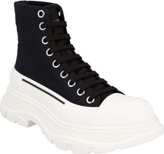 Alexander McQueen Alexander Mcqueen Womens Canvas Tread Slick Boot, Never Worn (Authentic Pre- Loved)