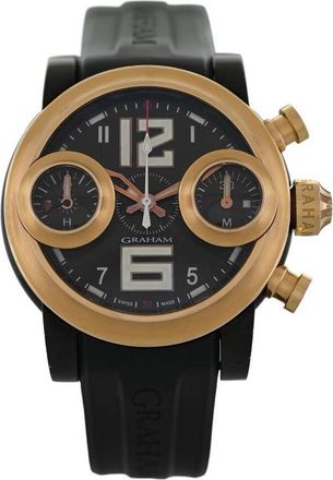 Graham Pre-owned Graham Swordfish Chronograph Automatic Black Dial Mens Watch 2SWASBR