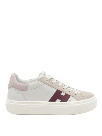 Hogan white crosswind platform sneakers