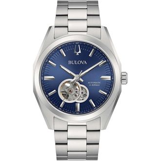 Bulova Surveyor Mens Silver Watch 96A275 Stainless Steel - One Size