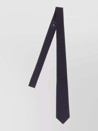 Gucci slim tie gg jacquard silk pattern