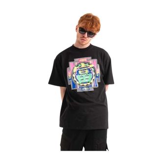 Aries Hombre, Camisetas, Negro, Talla: M