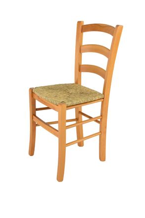 Tommychairs Tommychairs Silla Venice En Haya Color Miel Y Asiento En Paja