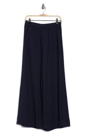Splendid Cayden Wide Leg Pants in Navy Blue at Nordstrom Rack, Size X-Small