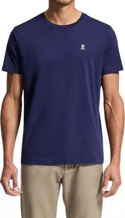 Psycho Bunny Classic Crew Neck Tee In Electric Blue