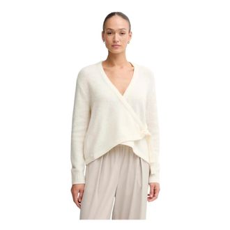 Gaud&igrave; Dames, Truien, Beige, Maat: L Wol