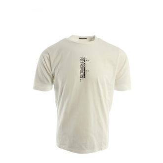 C.P. Company T-Shirts, male, White, Size: XS Graphic-print T-shirt