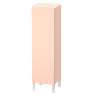 Duravit Duravit L-cube Semi-alta Anchura De Mueble 400mm, Profundidad 363mm, 1 Puerta, Bisagra Con Bisagra A La Derecha, Color: Albaricoque Perla Seda Laca Ma