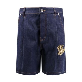 Off-white Shorts - male - Off White - Denim Shorts - Blue - W31 - Shorts