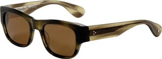 Garrett Leight Womens 50 mm Green Sunglasses