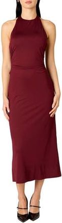 Nia Mirabel Halter Dress in Chianti at Nordstrom Rack, Size X-Small