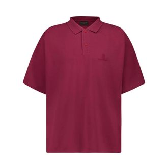 Balenciaga Polo Shirts, male, Red, L, Regular Fit Polo Shirt