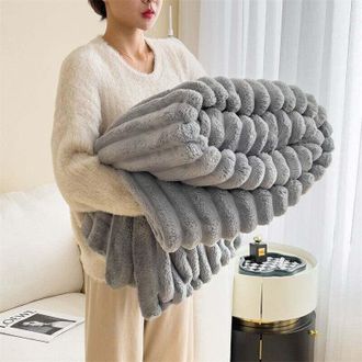 OEM Manta Acogedora De 150 X 200 Cm - Manta C&aacute;lida Y Mullida Para Madres, Esposas Y Novias (gris, 150 X 200 Cm)
