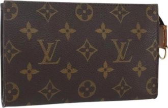 Louis Vuitton Pre-owned Canvas Clutch - Dames - Vintage Clutch - Bruin - ONE Size - Vintage