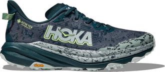 Hoka One One Speedgoat 6 Gore-Tex - Heren - Hardloopschoenen - Blauw - 43 EU - Fitness