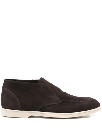Doucal's suede boots - Brown