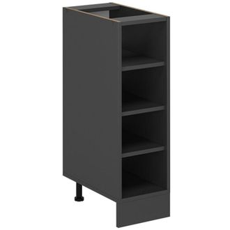 Vicco Estante De Cocina R-line, Antracita, 25 Cm Sin Encimera