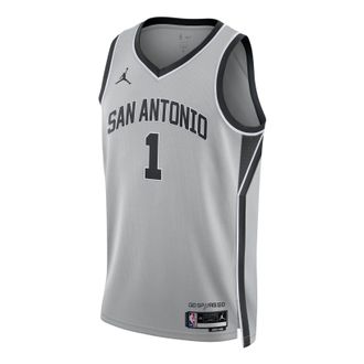 Nike Dri-FIT NBA Victor Wembanyama San Antonio Spurs 2025/26 Statement Edition Swingman Jersey Flat Silver HM4882-007